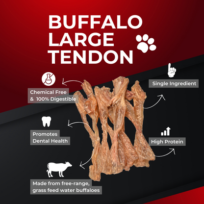 Kelso Premium Treats Buffalo Large Tendons Banner 1