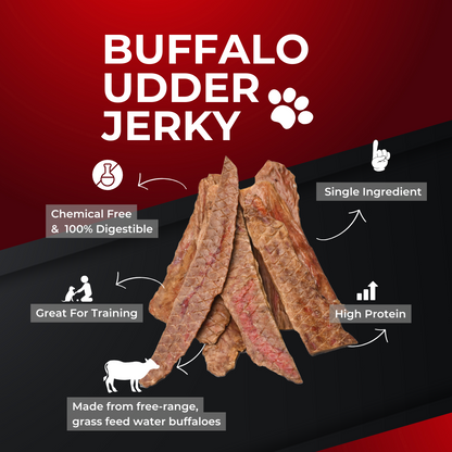 Kelso Premium Treats Buffalo Udder Jerky Banner